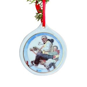 VTG 1997 Norman Rockwell “Gramps at the Reins” Ornament